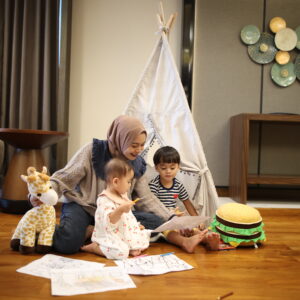 Menginap di Suite Room El Hotel Royale Bandung dengan Tenda Anak yang Seru! Bikin Anak Betah